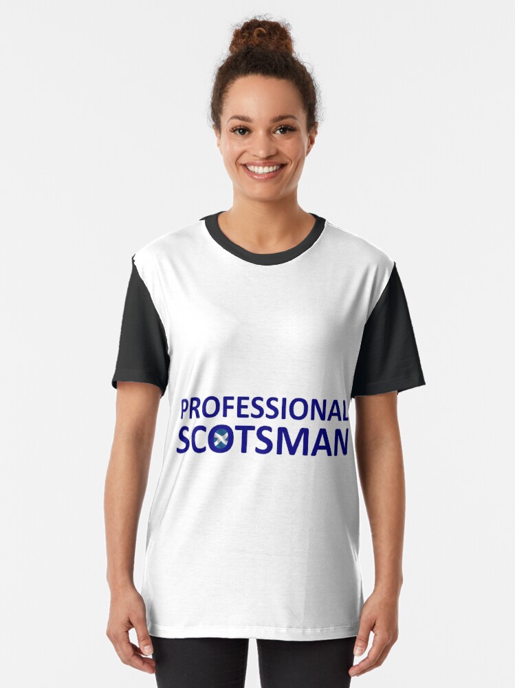 Thumbnail 2 of 5, Graphic T-Shirt, Professional Scotsman designed and sold by Machrihanish.