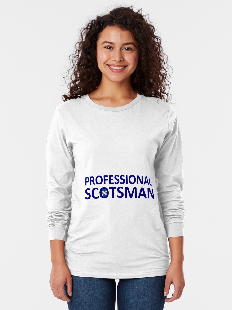 Thumbnail 2 of 5, Long Sleeve T-Shirt, Professional Scotsman designed and sold by Machrihanish.