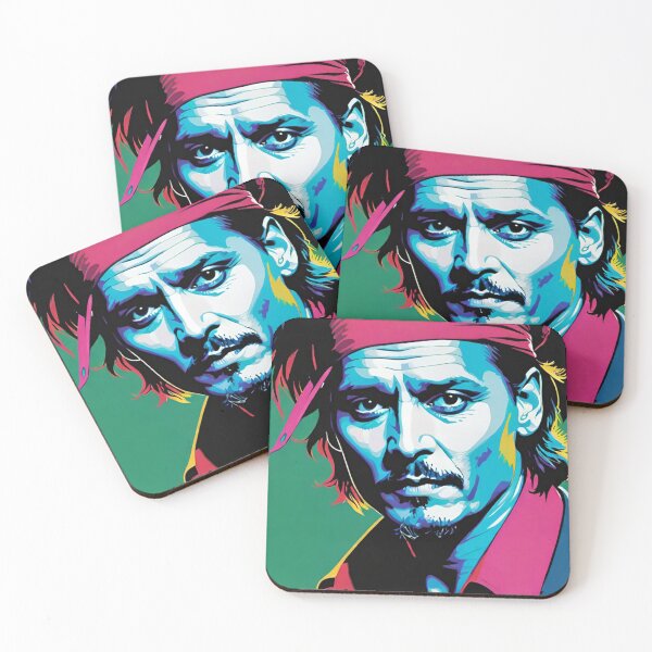 Item preview, johnny depp, fan art, mascot, drawing, art designed and sold by DonnaBlankaArt.