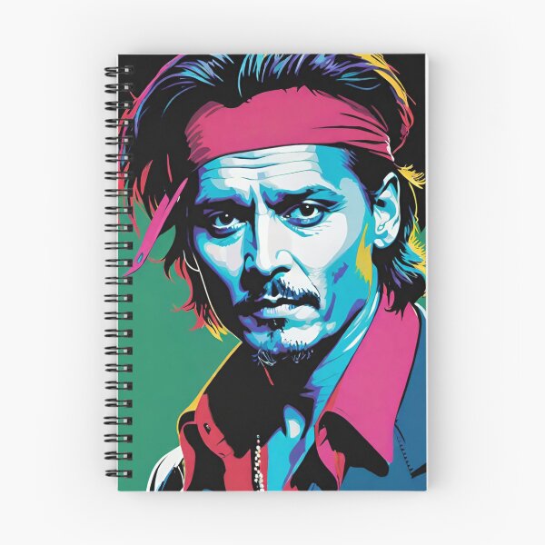 Item preview, johnny depp, fan art, mascot, drawing, art designed and sold by DonnaBlankaArt.