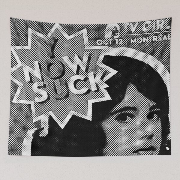 Item preview, TV Girl You Now Suck Fan Poster designed and sold by Mowgv.