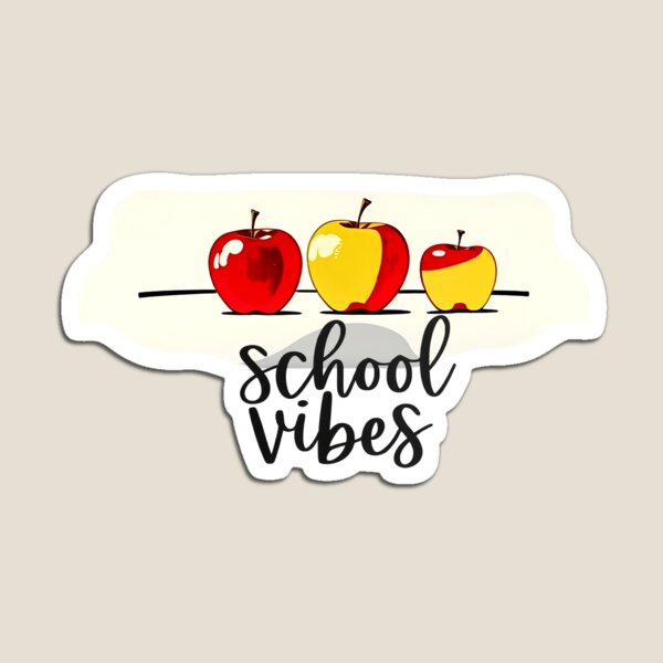 Item preview, School Vibes A Retro Design Vintage Style T-Shirt designed and sold by WitMeme.
