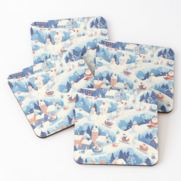 Item preview, Magical Christmas Village Patterns designed and sold by Windy-market.