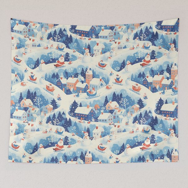 Item preview, Magical Christmas Village Patterns designed and sold by Windy-market.