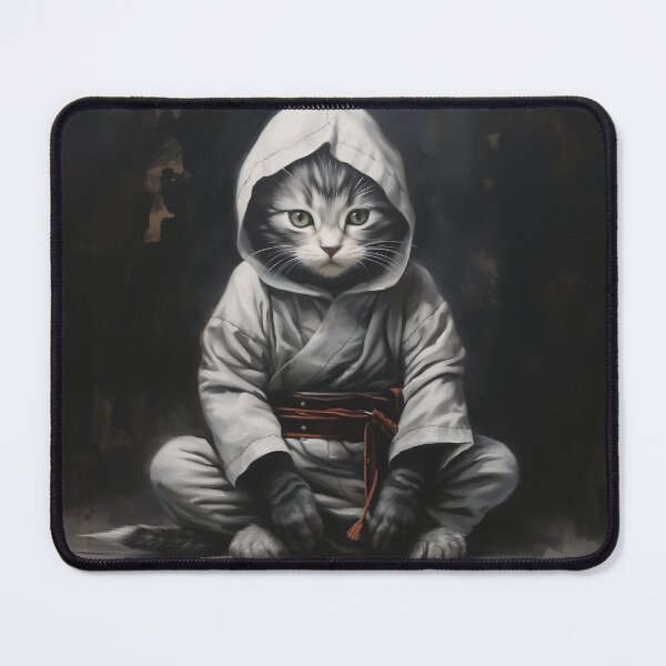 Item preview, Ninja Kitten Seated Art designed and sold by redstar19.