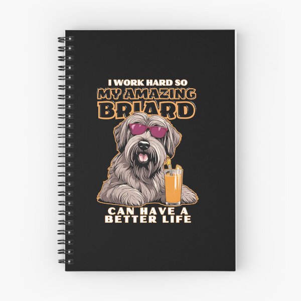 Item preview, Briard  Lovers "I work hard so my amazing briard dog  dog can have a better life" designed and sold by GoodyPaws.