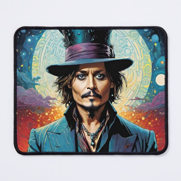 Item preview, johnny depp, fan art, mascot, drawing, art designed and sold by DonnaBlankaArt.