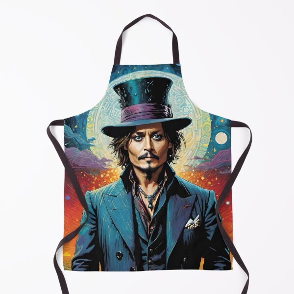 Item preview, johnny depp, fan art, mascot, drawing, art designed and sold by DonnaBlankaArt.