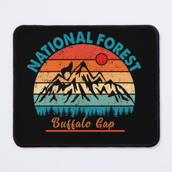 Item preview, Buffalo Gap National Grassland designed and sold by graphic-map.