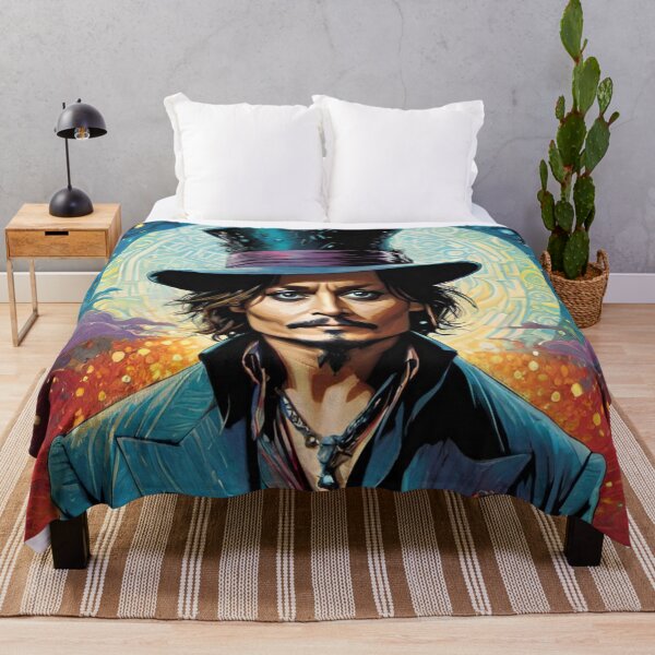 Item preview, johnny depp, fan art, mascot, drawing, art designed and sold by DonnaBlankaArt.
