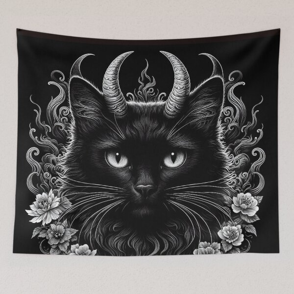 Item preview, Horned Kitty designed and sold by Jurand  Creations.