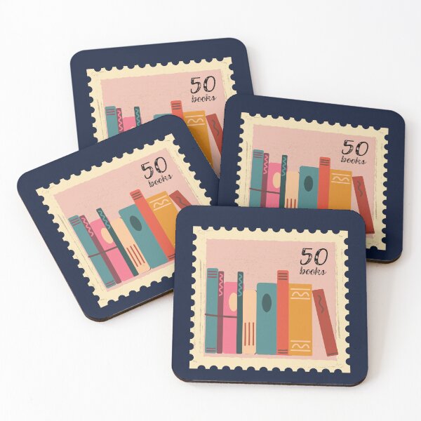 Item preview, Bookish Stamp designed and sold by AnulaArt.