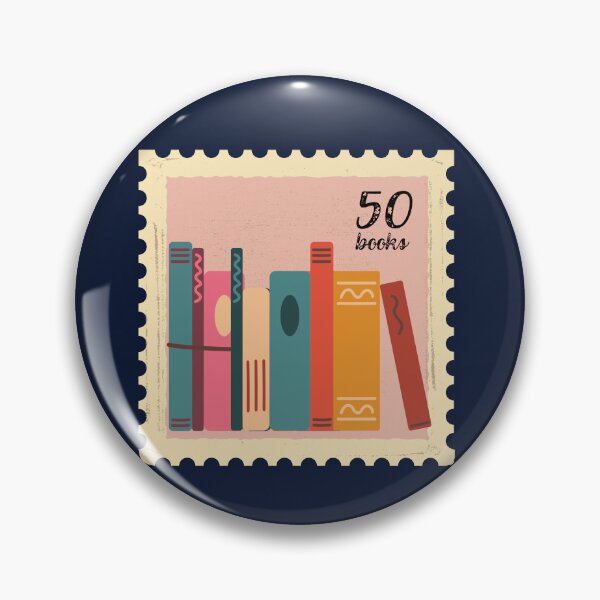 Item preview, Bookish Stamp designed and sold by AnulaArt.