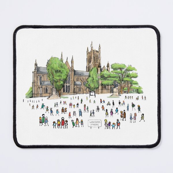 Item preview, Worcester Cathedral, Illustrated Tribute designed and sold by FoleyPottery.