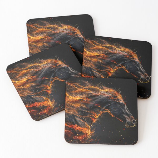 Item preview, Flaming Horse 01 designed and sold by mhfoto.
