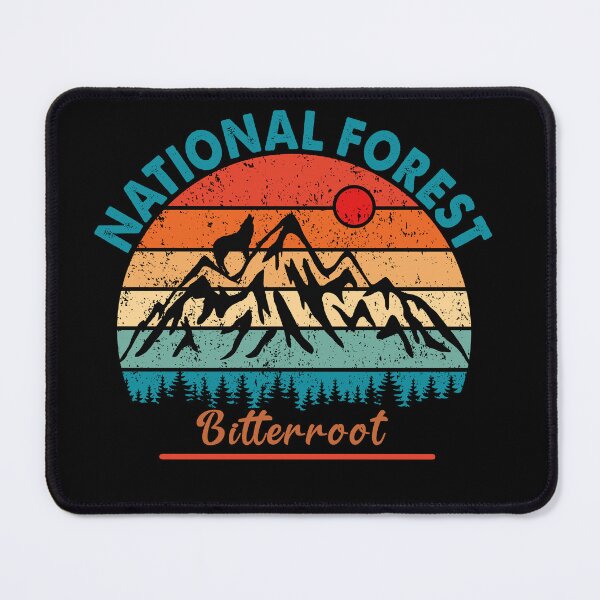 Item preview, Bitterroot National Forest designed and sold by graphic-map.