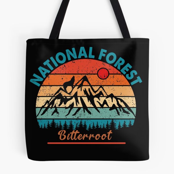 Item preview, Bitterroot National Forest designed and sold by graphic-map.