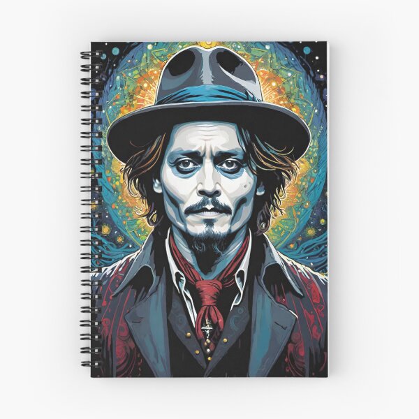 Item preview, johnny depp, fan art, mascot, drawing, art designed and sold by DonnaBlankaArt.