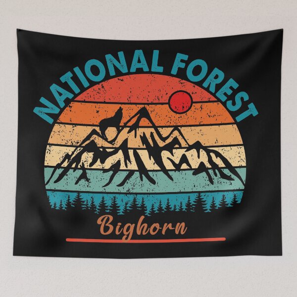 Item preview, Bighorn National Forest designed and sold by graphic-map.
