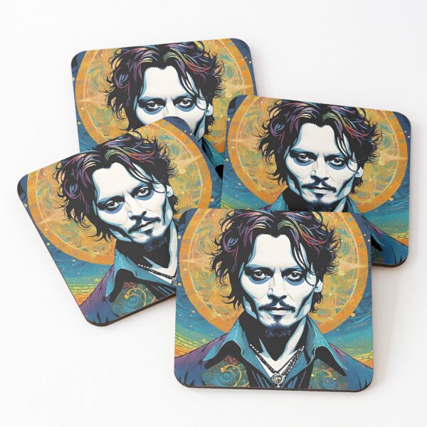Item preview, johnny depp, fan art, mascot, drawing, art designed and sold by DonnaBlankaArt.