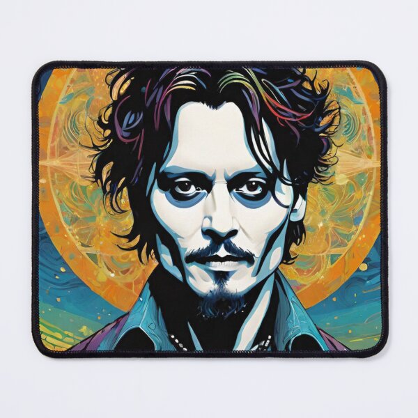 Item preview, johnny depp, fan art, mascot, drawing, art designed and sold by DonnaBlankaArt.