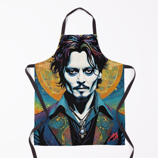 Item preview, johnny depp, fan art, mascot, drawing, art designed and sold by DonnaBlankaArt.