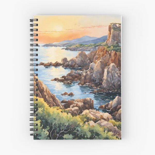 Item preview, Cap de Creus: Watercolor Coastal Catalonia's Rugged Beauty designed and sold by LSVart.