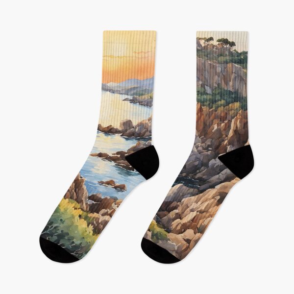Item preview, Cap de Creus: Watercolor Coastal Catalonia's Rugged Beauty designed and sold by LSVart.