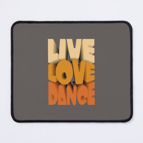 Item preview, Live Love Dance 3D Typography designed and sold by trepiu.