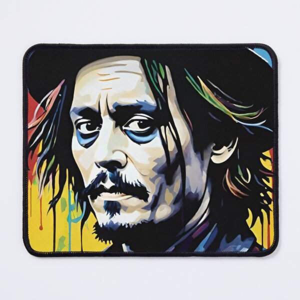 Item preview, johnny depp, fan art, mascot, drawing, art designed and sold by DonnaBlankaArt.