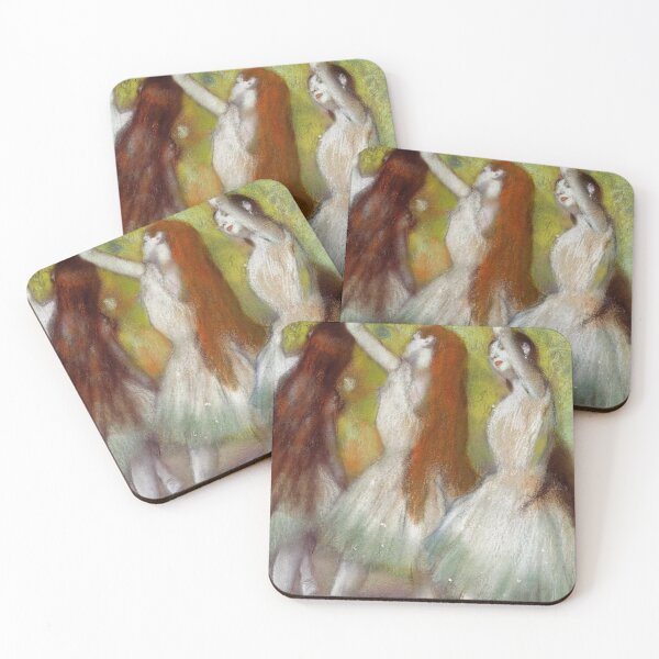 Item preview, Dancers in Green Ballet Dancer Ballerinas Edgar Degas painting designed and sold by ArtUnova.