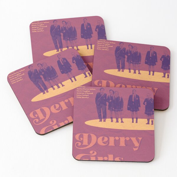 Item preview, Recoloured Derry Girls Fan Poster designed and sold by Mowgv.