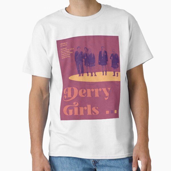 Vista previa del artículo con la obra «Fanático de Derry Girls recoloreado Póster», diseñado y vendido por Mowgv.