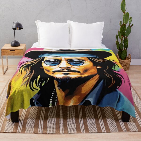 Item preview, johnny depp, fan art, mascot, drawing, art designed and sold by DonnaBlankaArt.
