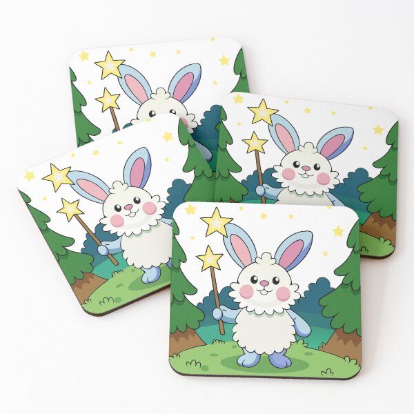Item preview, Fluffy Bunny Making Stars Twinkle designed and sold by omerfdln34.