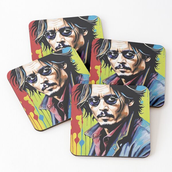 Item preview, johnny depp, fan art, mascot, drawing, art designed and sold by DonnaBlankaArt.