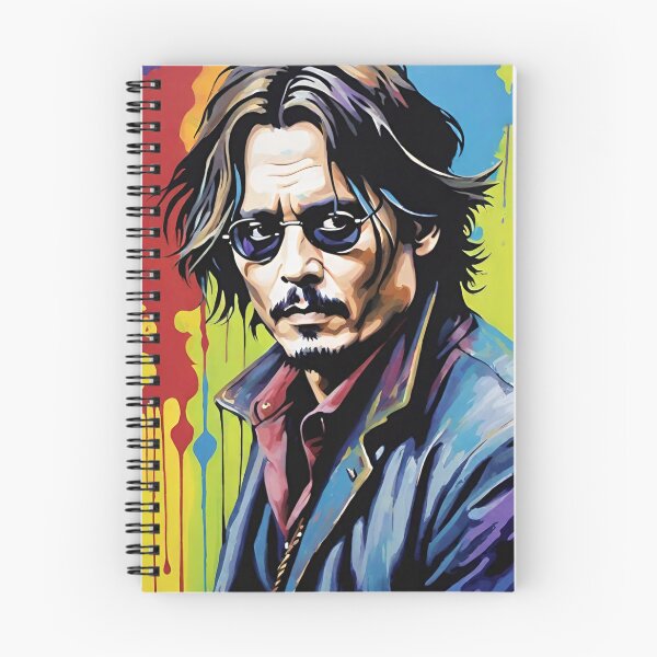 Item preview, johnny depp, fan art, mascot, drawing, art designed and sold by DonnaBlankaArt.