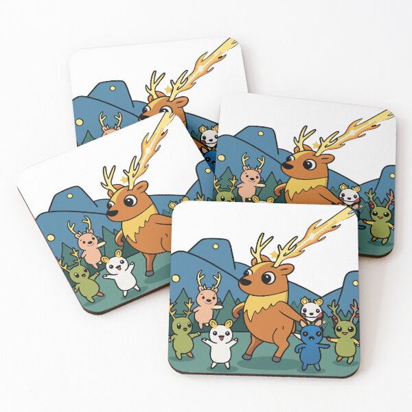 Item preview, Fluffy Deer with Luminous Antlers designed and sold by omerfdln34.