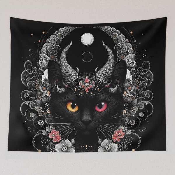 Item preview, Horned Kitty designed and sold by Jurand  Creations.