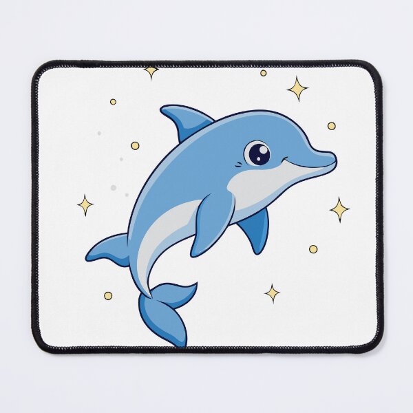 Item preview, Fluffy Dolphin Swimming Amidst Floating Bubbles designed and sold by omerfdln34.