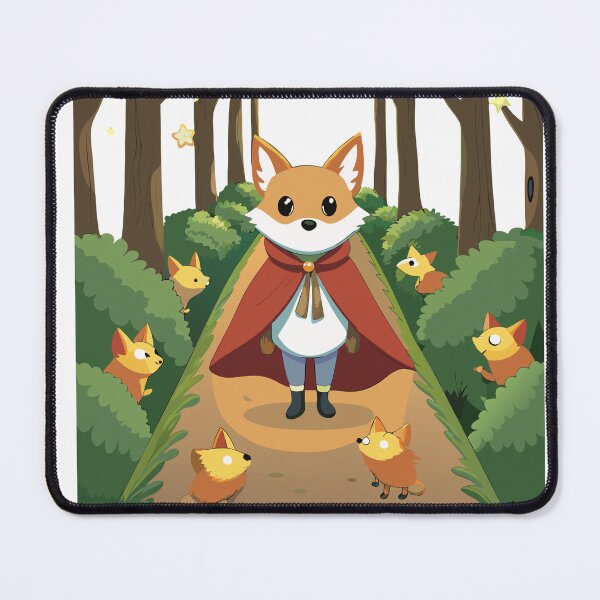 Item preview, Fluffy Fox in a Cape Guiding Baby Animals designed and sold by omerfdln34.