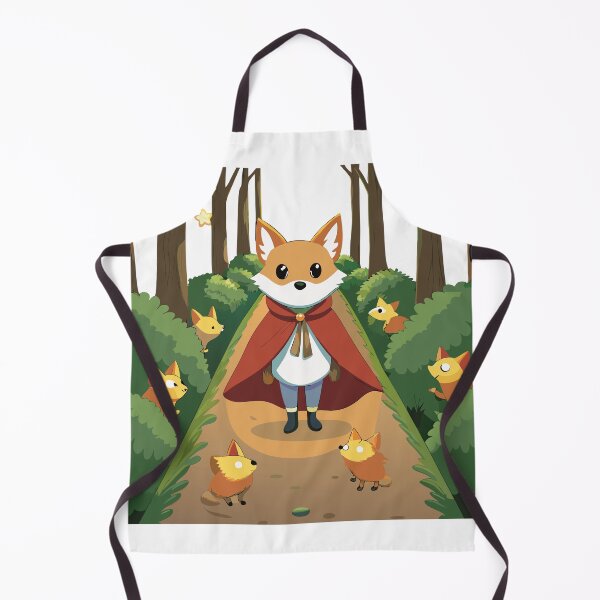 Item preview, Fluffy Fox in a Cape Guiding Baby Animals designed and sold by omerfdln34.