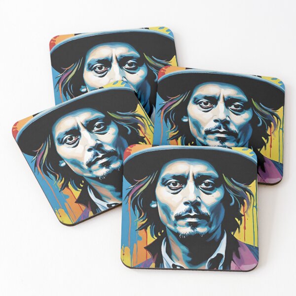 Item preview, johnny depp, fan art, mascot, drawing, art designed and sold by DonnaBlankaArt.