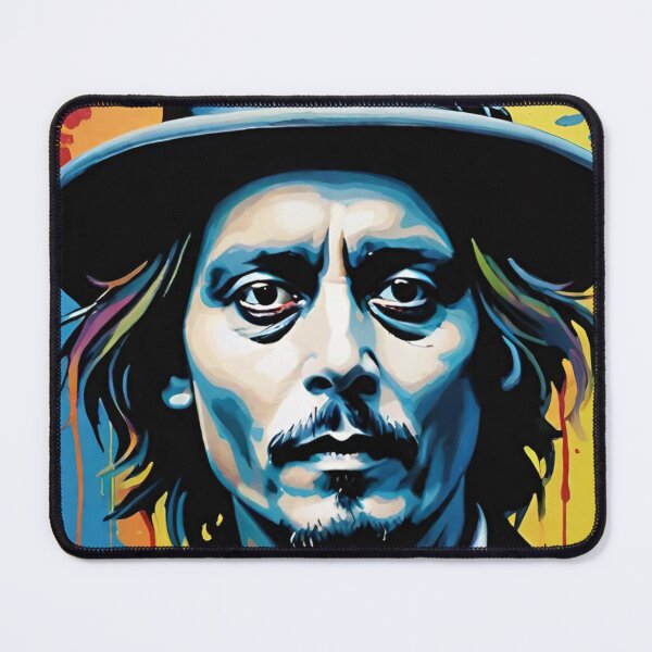 Item preview, johnny depp, fan art, mascot, drawing, art designed and sold by DonnaBlankaArt.