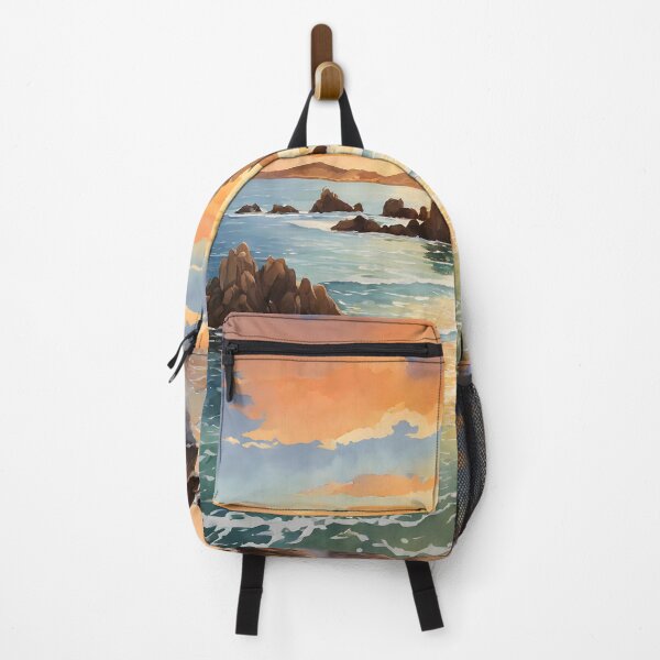 Item preview, Lovers Beach: Watercolor Sunset in Cabo designed and sold by LSVart.