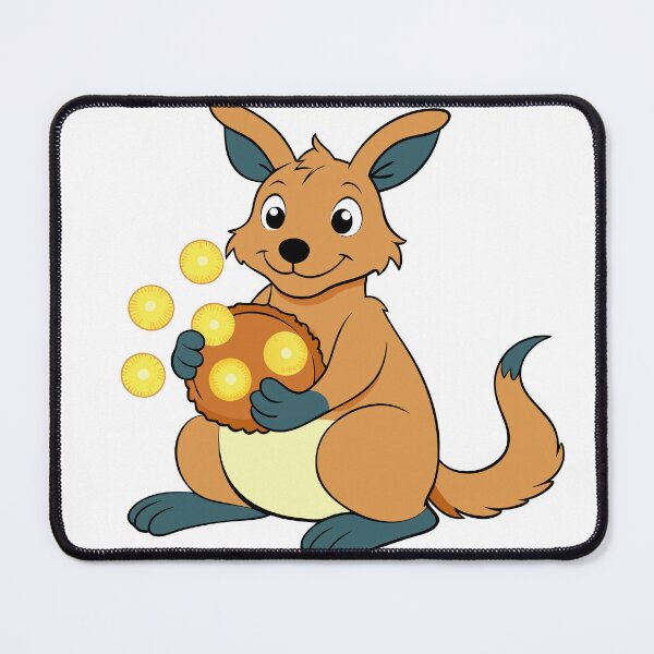 Item preview, Fluffy Kangaroo with a Pouch of Glowing Orbs designed and sold by omerfdln34.