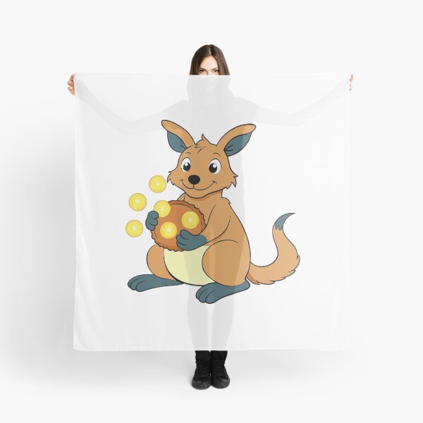 Item preview, Fluffy Kangaroo with a Pouch of Glowing Orbs designed and sold by omerfdln34.