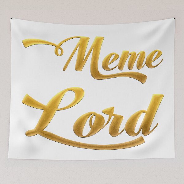 Item preview, Meme Lord Golden Typography  designed and sold by Vespertina Wonder.
