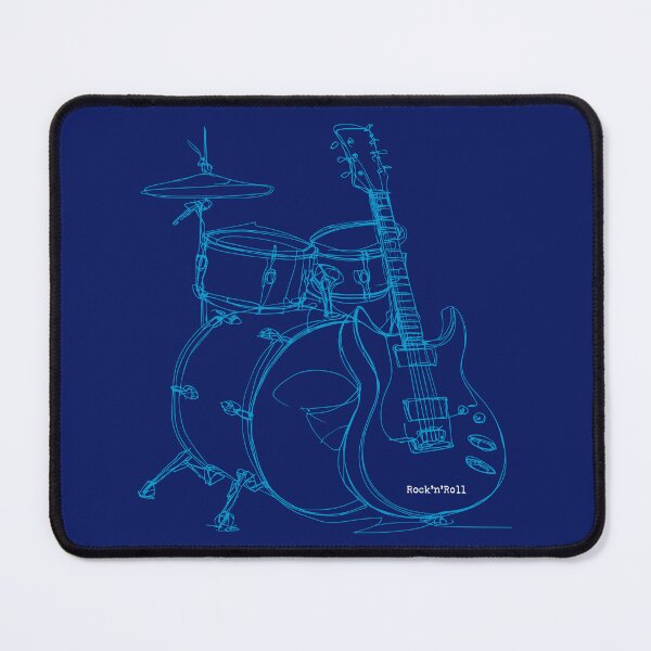 Item preview, Rock - Drums and Guitar sketch designed and sold by Callejero.