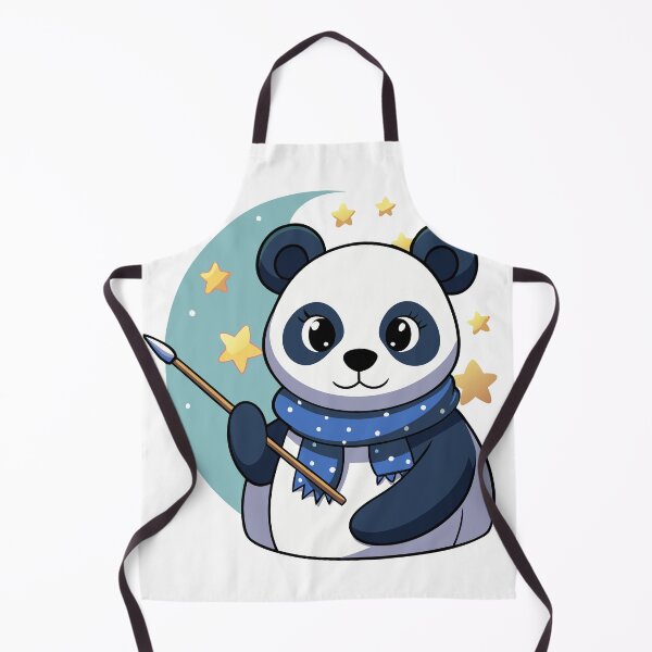 Item preview, Fluffy Panda in a Star-Patterned designed and sold by omerfdln34.